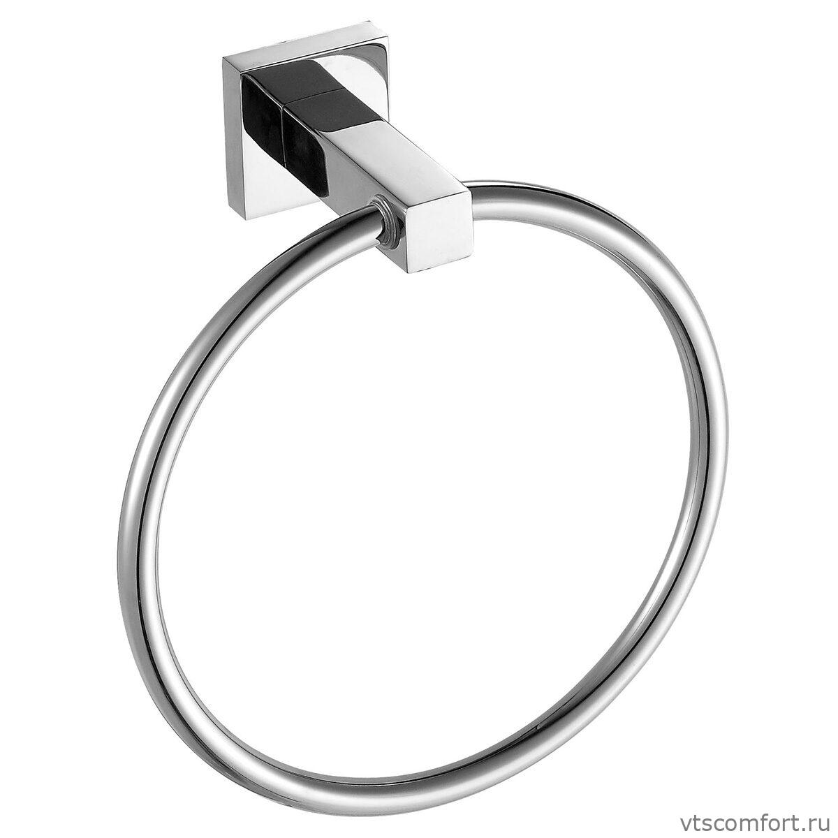 Фото Держатель-кольцо для полотенец Ksitex BA-1107S глянцевый хром Изображение Держатель-кольцо для полотенец Ksitex BA-1107S глянцевый хром