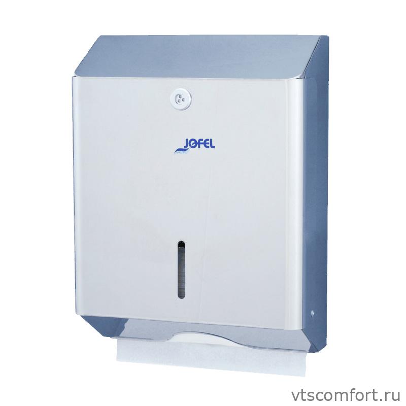 Фото Диспенсер для бумажных полотенец Jofel AH14200 матовая нержавейка Изображение Диспенсер для бумажных полотенец Jofel AH14200 матовая нержавейка