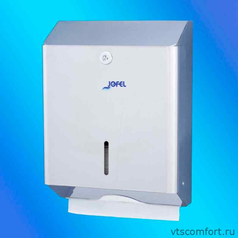 Фото Диспенсер для бумажных полотенец Jofel AH14200 матовая нержавейка Изображение Диспенсер для бумажных полотенец Jofel AH14200 матовая нержавейка