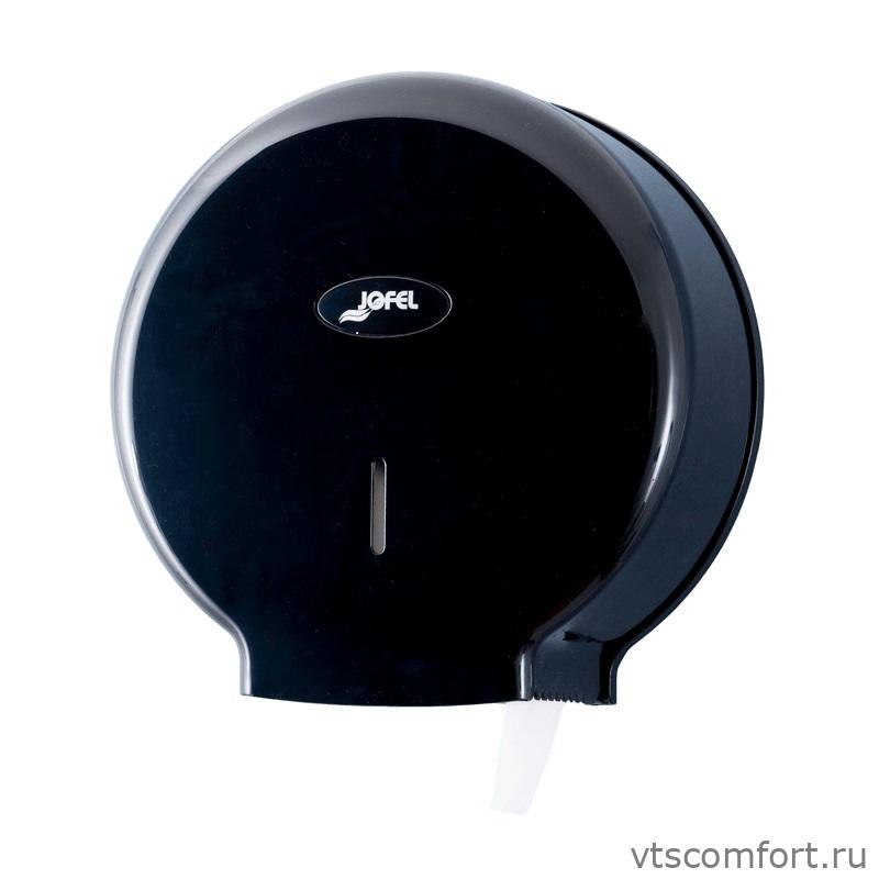 Фото Диспенсер туалетной бумаги Jofel AE57600 черный пластик Изображение Диспенсер туалетной бумаги Jofel AE57600 черный пластик