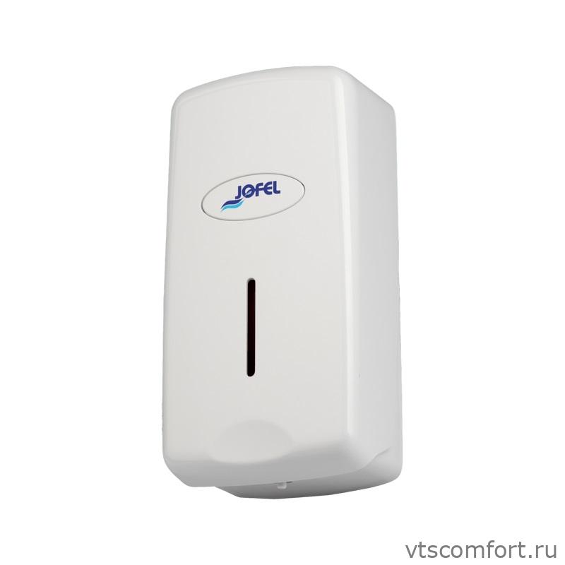 Фото Дозатор для жидкого мыла Jofel AC27050 1200 мл белый пластик Изображение Дозатор для жидкого мыла Jofel AC27050 1200 мл белый пластик