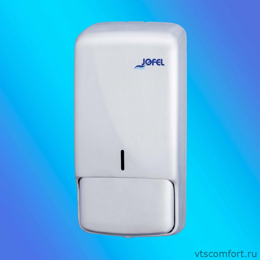 Фото Дозатор для жидкого мыла Jofel AC53050 800 мл матовая сталь Изображение Дозатор для жидкого мыла Jofel AC53050 800 мл матовая сталь