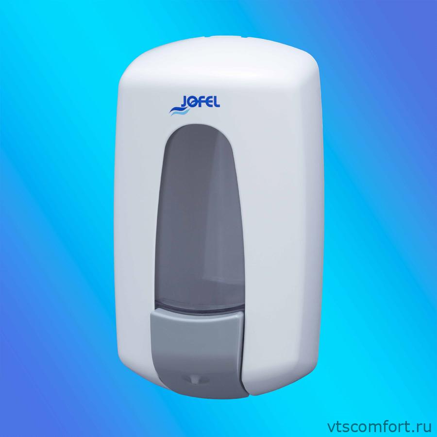 Фото Дозатор для жидкого мыла Jofel AC70000 1000 мл белый наливной Изображение Дозатор для жидкого мыла Jofel AC70000 1000 мл белый наливной