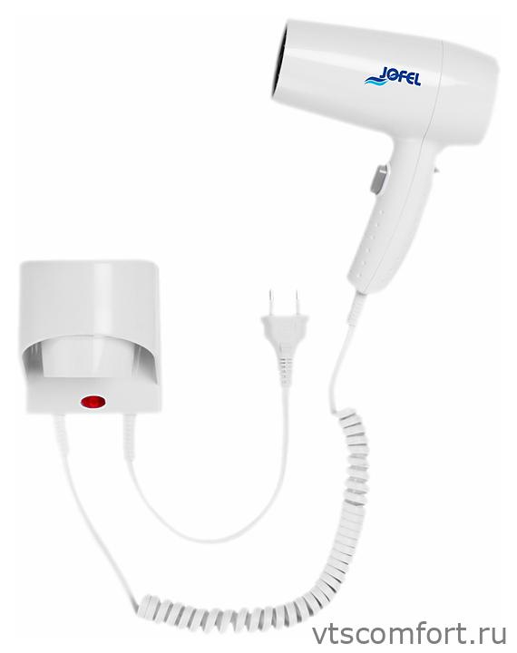 Фото Фен для волос настенный Jofel AB68500 1200 Вт белый Изображение Фен для волос настенный Jofel AB68500 1200 Вт белый
