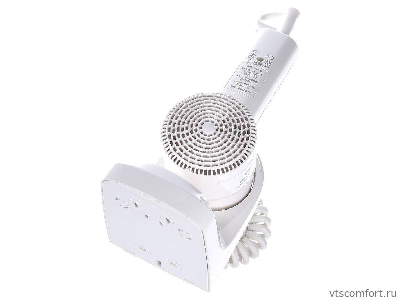 Фото Фен для волос Starmix HFW12 1200 Вт белый настенный Изображение Фен для волос Starmix HFW12 1200 Вт белый настенный