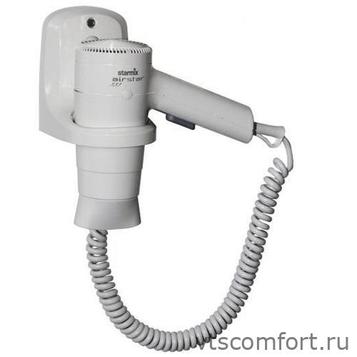 Фото Фен для волос Starmix HFSW12 1200 Вт белый настенный Изображение Фен для волос Starmix HFSW12 1200 Вт белый настенный