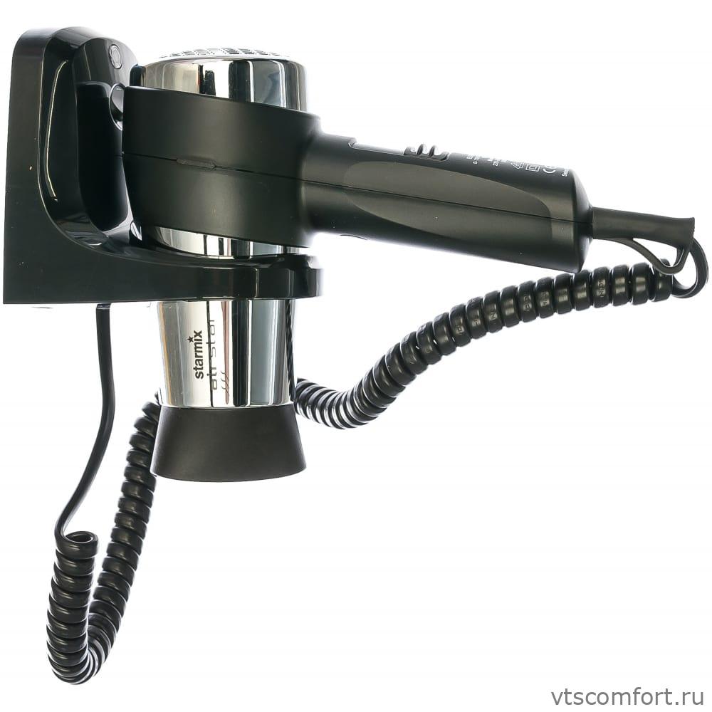 Фото Фен для волос Starmix TFCW16 1600 Вт черный настенный Изображение Фен для волос Starmix TFCW16 1600 Вт черный настенный