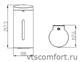 Фото Ksitex ASD-650S дозатор жидкого мыла 650 мл глянцевая сталь Изображение Ksitex ASD-650S дозатор жидкого мыла 650 мл глянцевая сталь