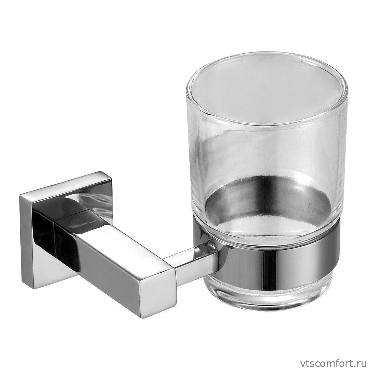 Фото Стакан для зубных щеток одинарный Ksitex BA-1103S глянцевый Изображение Стакан для зубных щеток одинарный Ksitex BA-1103S глянцевый