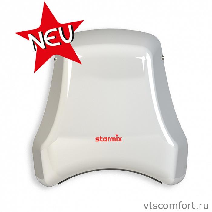 Фото Высокоскоростная сушилка для рук Starmix AIRSTAR T-C1MW белая сталь Изображение Высокоскоростная сушилка для рук Starmix AIRSTAR T-C1MW белая сталь