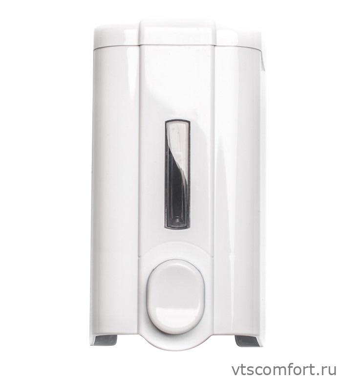 Фото Дозатор жидкого мыла Vialli S2 500мл белый пластик Изображение Дозатор жидкого мыла Vialli S2 500мл белый пластик