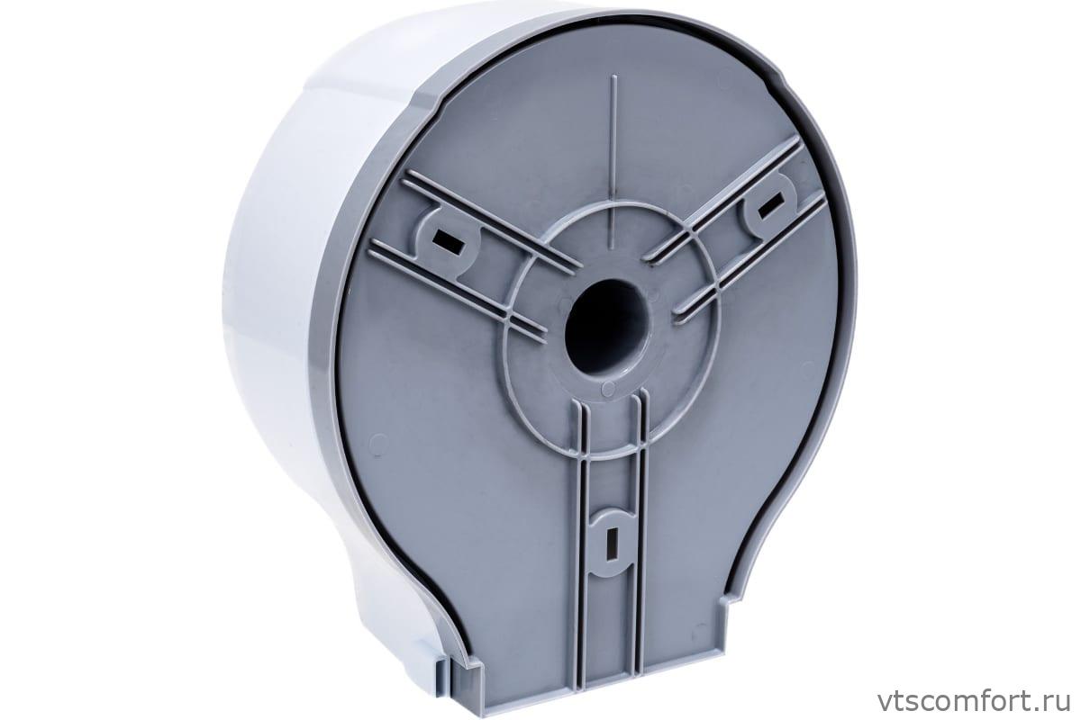 Фото Диспенсер туалетной бумаги Vialli MJ1 мини белый пластик Изображение Диспенсер туалетной бумаги Vialli MJ1 мини белый пластик