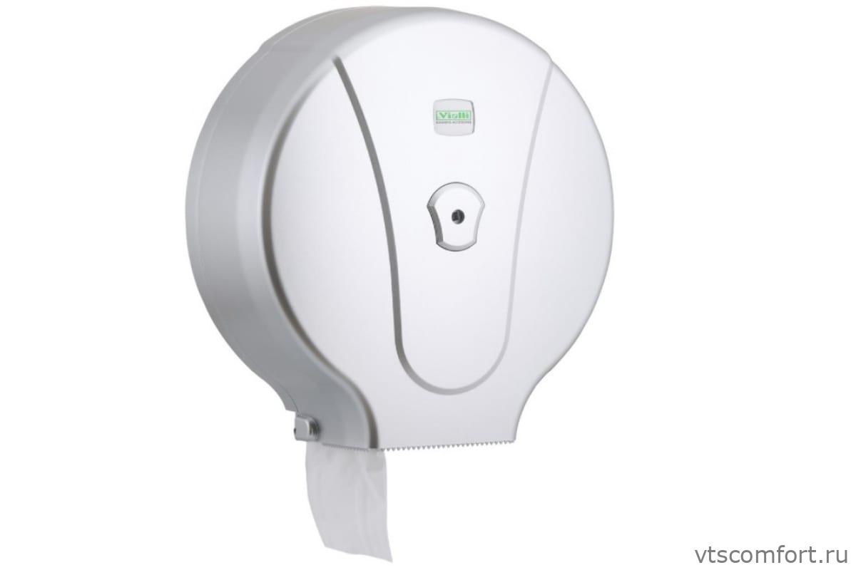 Фото Диспенсер туалетной бумаги Vialli MJ2M глянцевый хром пластик Изображение Диспенсер туалетной бумаги Vialli MJ2M глянцевый хром пластик