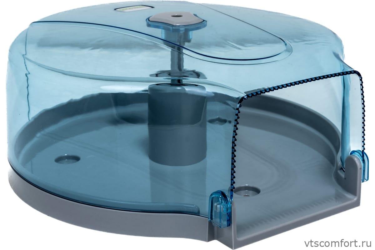 Фото Диспенсер туалетной бумаги Vialli MJ2T прозрачный пластик Изображение Диспенсер туалетной бумаги Vialli MJ2T прозрачный пластик