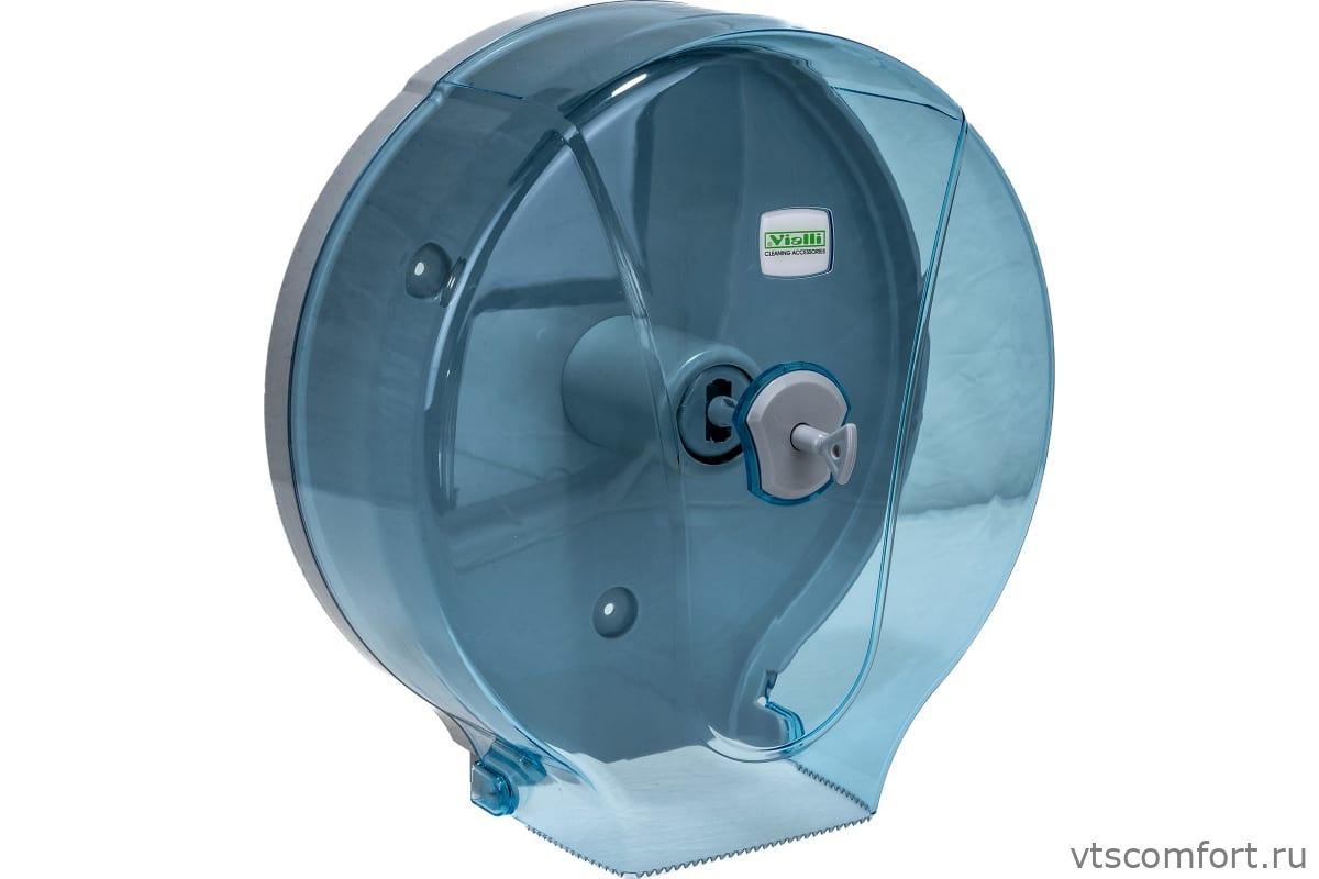 Фото Диспенсер туалетной бумаги Vialli MJ2T прозрачный пластик Изображение Диспенсер туалетной бумаги Vialli MJ2T прозрачный пластик