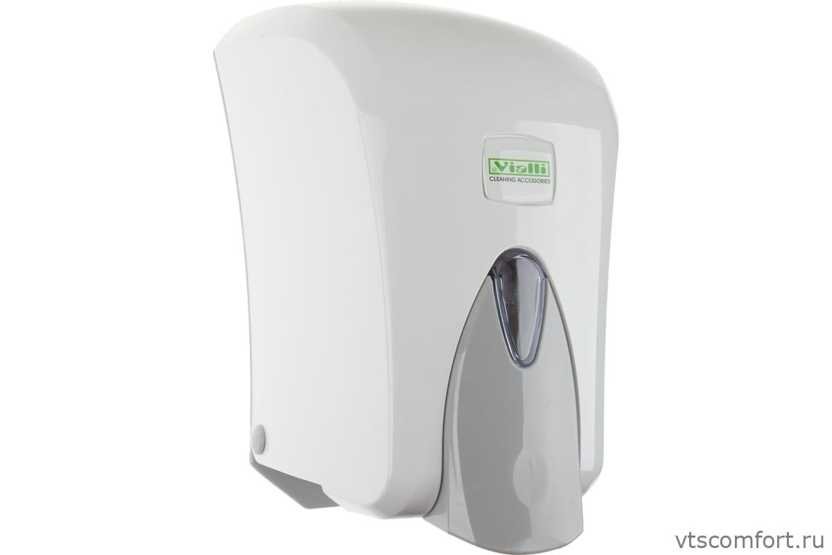 Фото Дозатор пенного мыла Vialli F6 1000мл белый пластик Изображение Дозатор пенного мыла Vialli F6 1000мл белый пластик