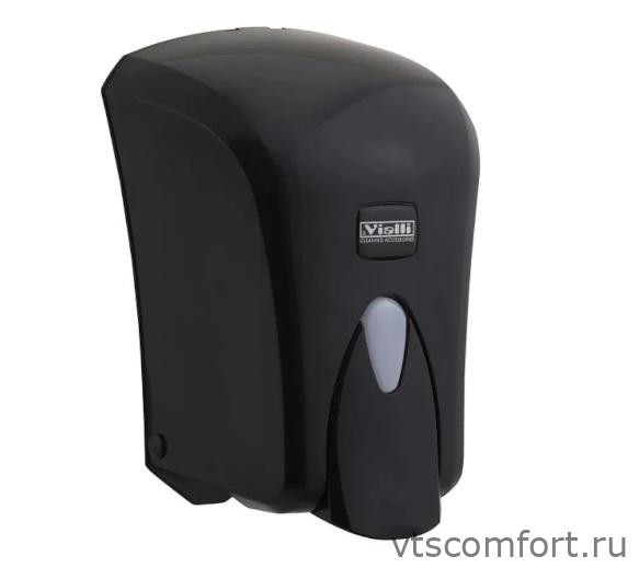 Фото Дозатор пенного мыла Vialli F6B 1000мл черный пластик Изображение Дозатор пенного мыла Vialli F6B 1000мл черный пластик