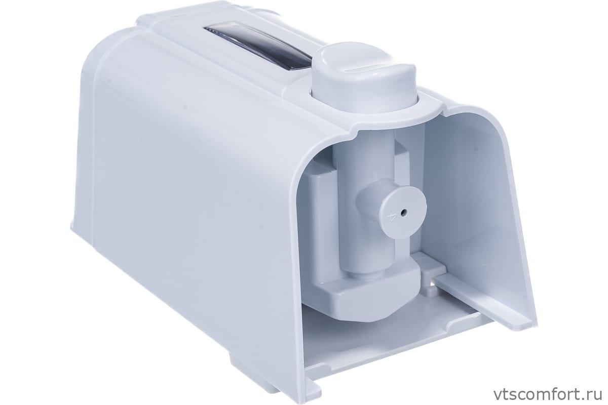 Фото Дозатор жидкого мыла Vialli S2 500мл белый пластик Изображение Дозатор жидкого мыла Vialli S2 500мл белый пластик