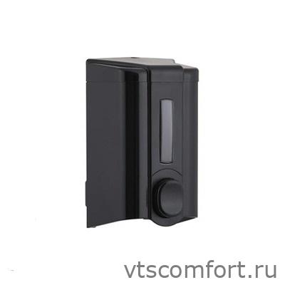 Фото Дозатор жидкого мыла Vialli S2B 500мл черный пластик Изображение Дозатор жидкого мыла Vialli S2B 500мл черный пластик