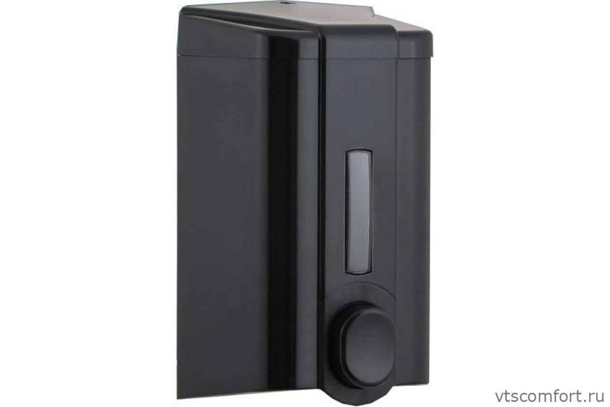 Фото Дозатор жидкого мыла Vialli S4B 1000мл черный пластик Изображение Дозатор жидкого мыла Vialli S4B 1000мл черный пластик