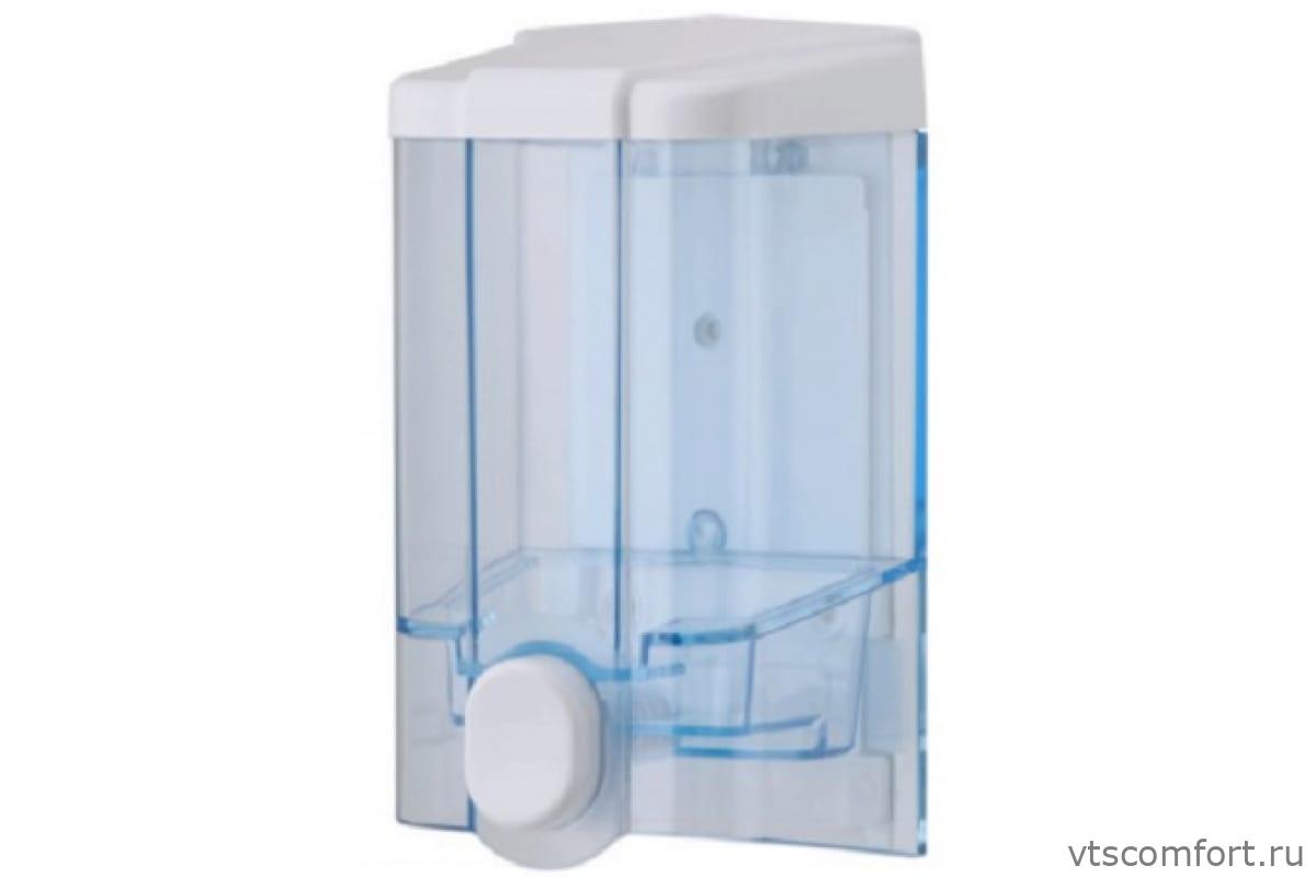 Фото Дозатор жидкого мыла Vialli S4T 1000мл прозрачный пластик Изображение Дозатор жидкого мыла Vialli S4T 1000мл прозрачный пластик