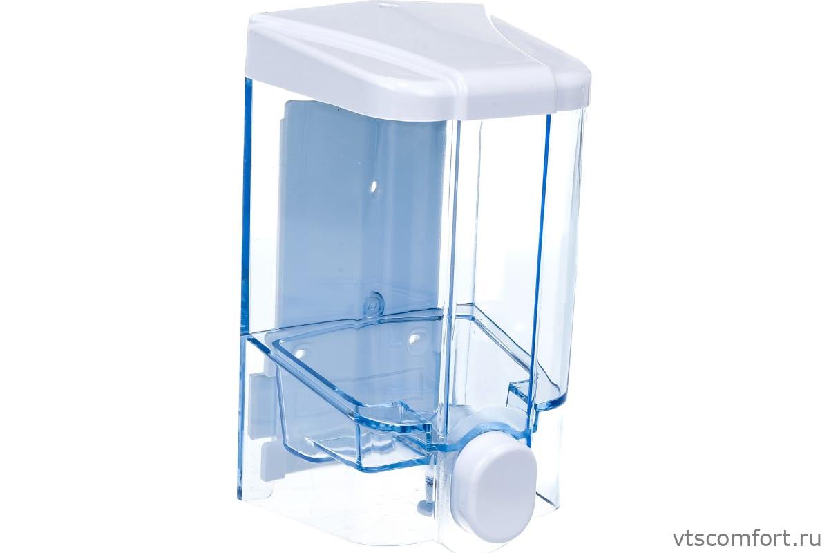 Фото Дозатор жидкого мыла Vialli S4T 1000мл прозрачный пластик Изображение Дозатор жидкого мыла Vialli S4T 1000мл прозрачный пластик