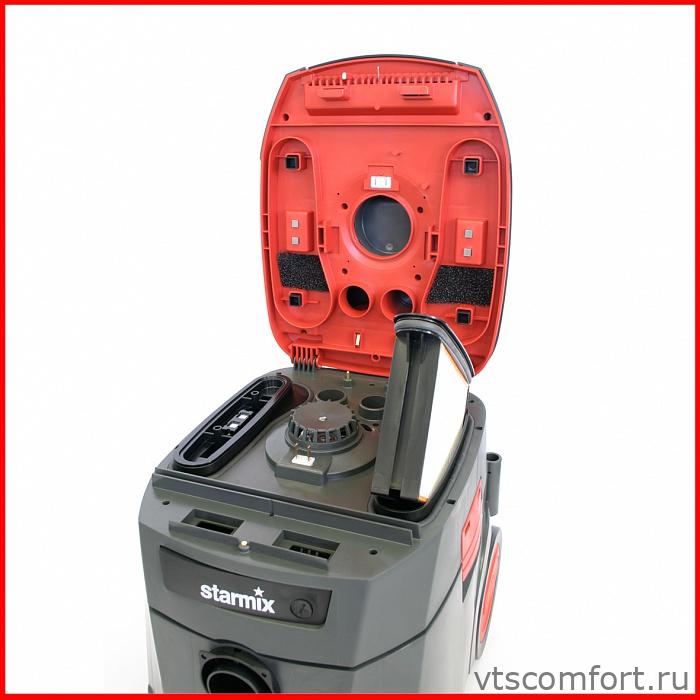 Фото Промышленный пылесос для пыли класса H Starmix IPULSE H - 1235 ASBEST SAFE PLUS Изображение Промышленный пылесос для пыли класса H Starmix IPULSE H - 1235 ASBEST SAFE PLUS