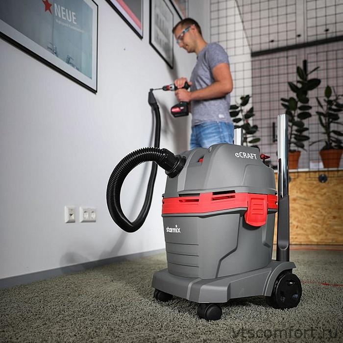 Фото Пылесос для воды и пыли класса L Starmix ECRAFT L 1422 HKR Изображение Пылесос для воды и пыли класса L Starmix ECRAFT L 1422 HKR