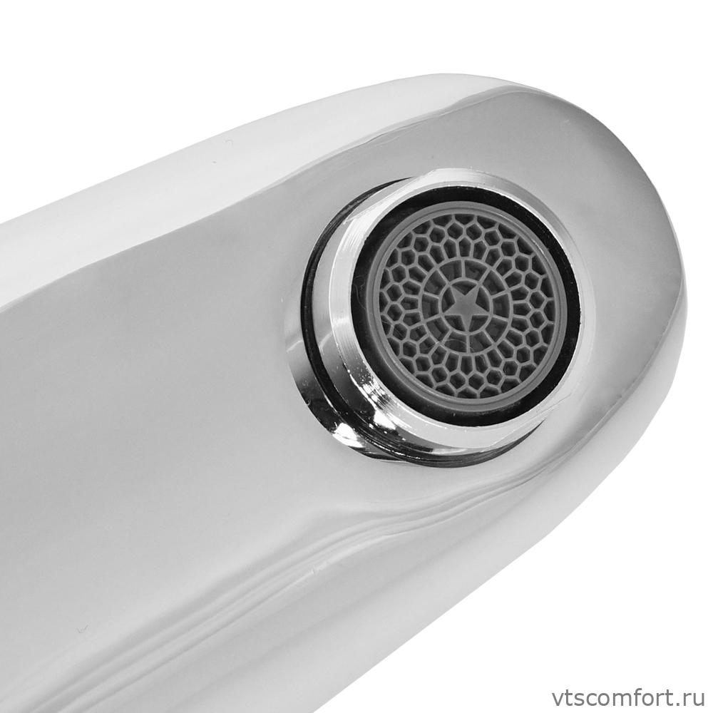 Фото Сенсорный смеситель для раковины Raiber RSF88121 латунь Изображение Сенсорный смеситель для раковины Raiber RSF88121 латунь