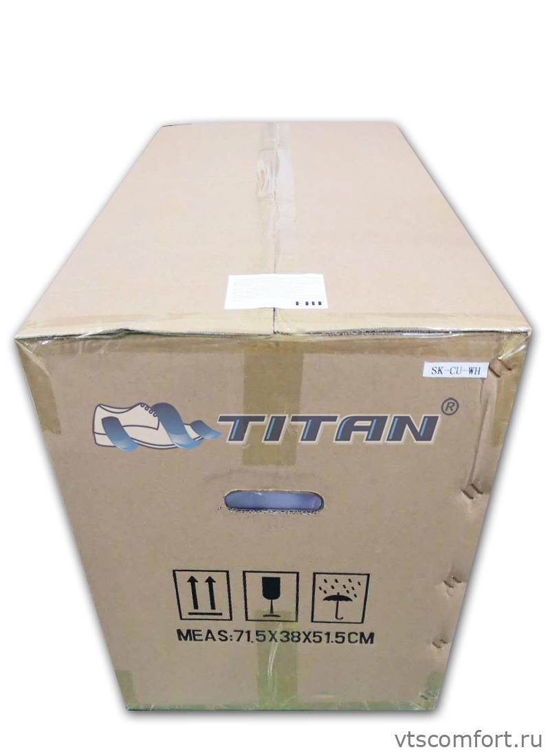 Фото Titan Optimus Аппарат для надевания бахил (бахиломат) белый Изображение Titan Optimus Аппарат для надевания бахил (бахиломат) белый