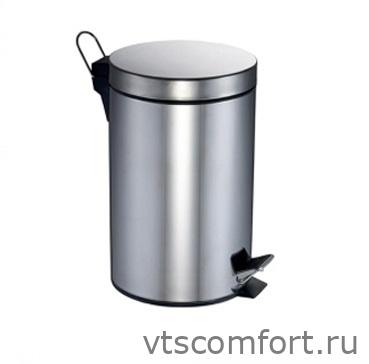 Фото Урна с педалью Merida KIM409 5 литров матовая Изображение Урна с педалью Merida KIM409 5 литров матовая