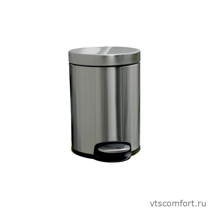 Фото Урна с педалью Merida KIM413 5 литров матовая с микролифтом Изображение Урна с педалью Merida KIM413 5 литров матовая с микролифтом