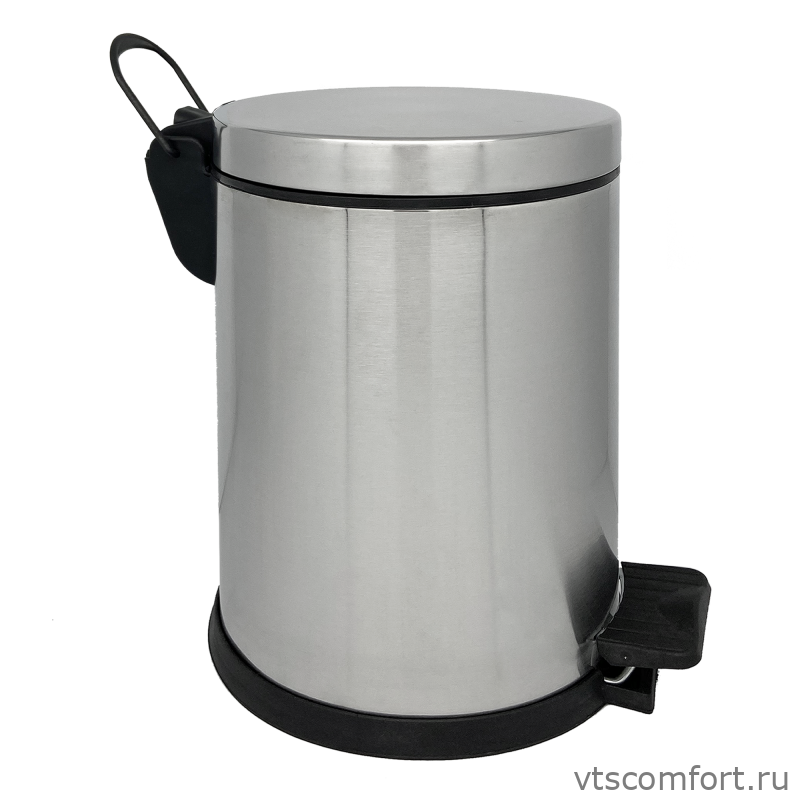 Фото Урна с педалью Merida KIM474 12 литров матовая с микролифтом Изображение Урна с педалью Merida KIM474 12 литров матовая с микролифтом