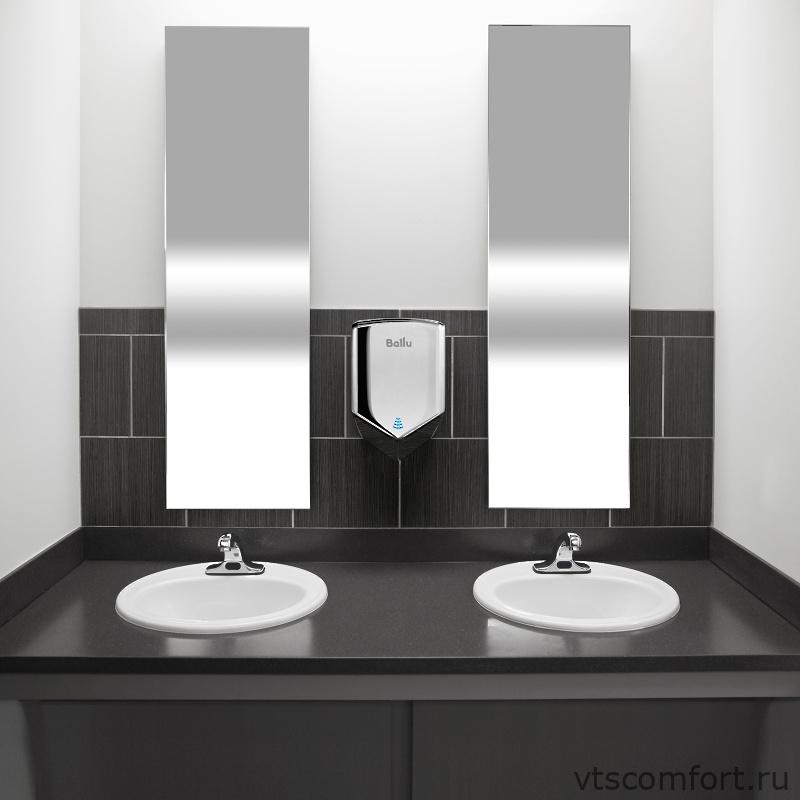 Фото Ballu BAHD-1010 Сушилка для рук высокоскоростная металл Изображение Ballu BAHD-1010 Сушилка для рук высокоскоростная металл