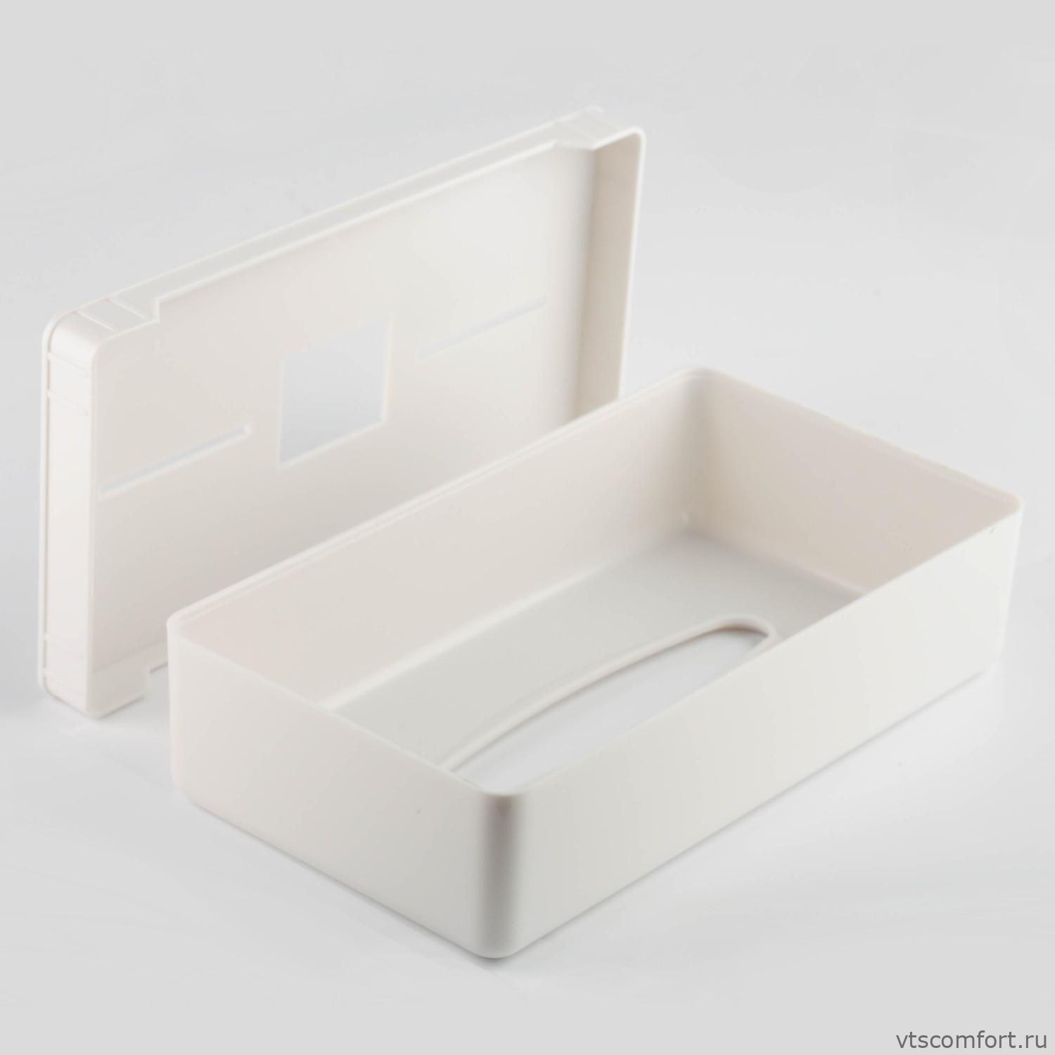 Фото Диспенсер для салфеток Ksitex PB-28W белый настольный Изображение Диспенсер для салфеток Ksitex PB-28W белый настольный