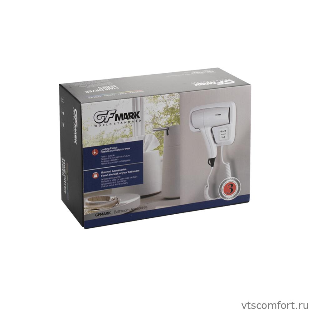 Фото GFmark 6820 Фен настенный для волос 1200 Вт белый Изображение GFmark 6820 Фен настенный для волос 1200 Вт белый