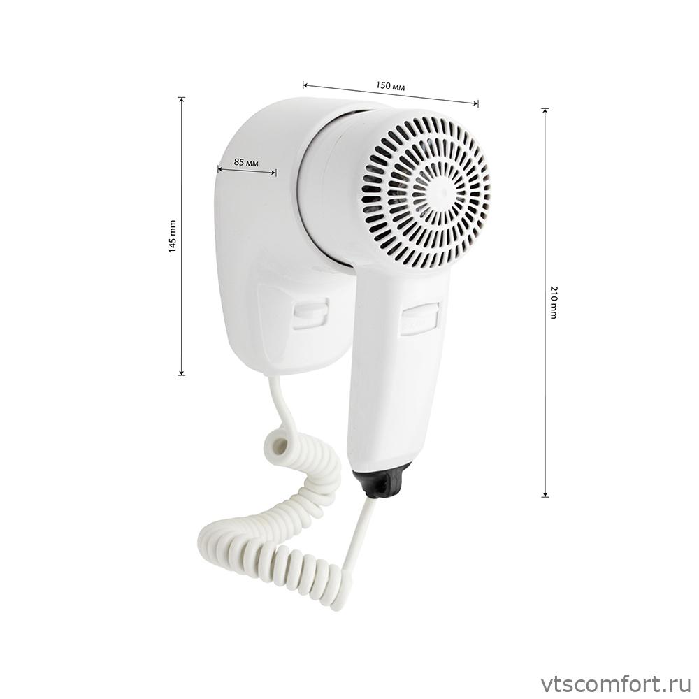 Фото GFmark 6820 Фен настенный для волос 1200 Вт белый Изображение GFmark 6820 Фен настенный для волос 1200 Вт белый