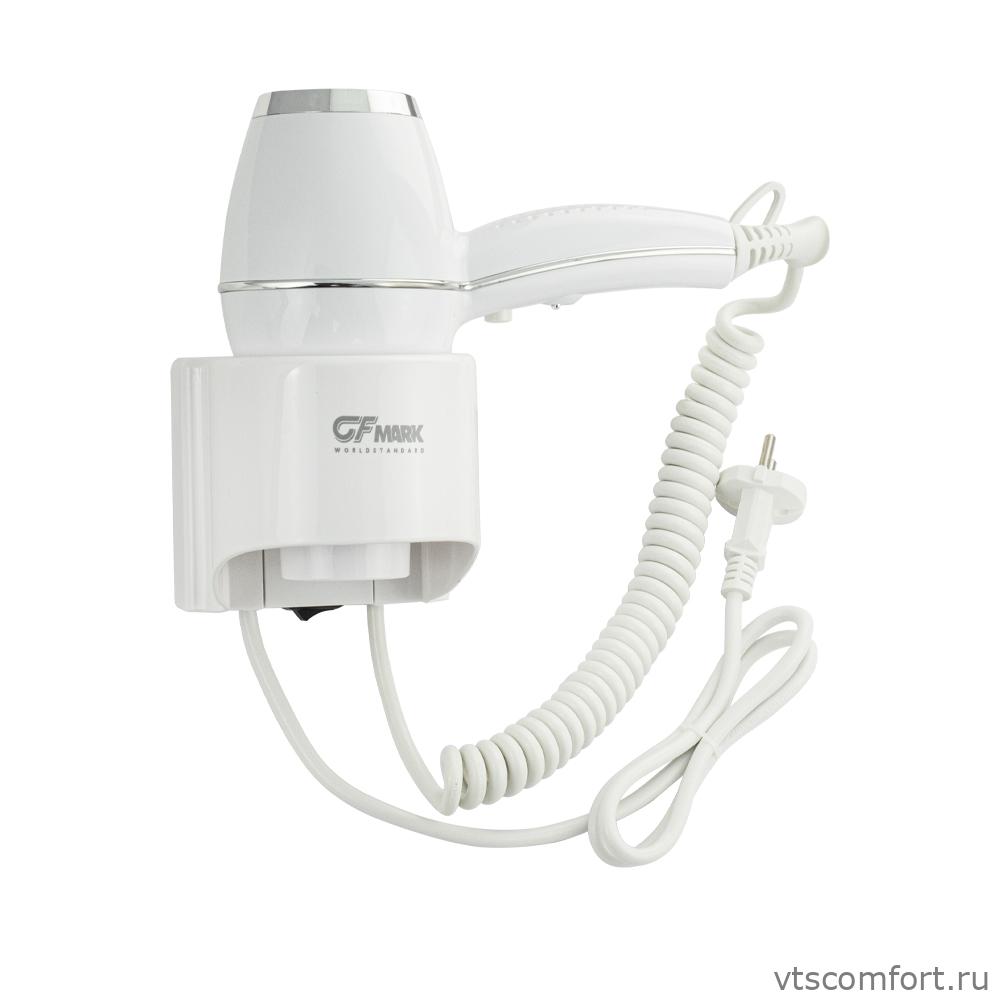 Фото GFmark 6832 Фен настенный для волос 1800 Вт белый Изображение GFmark 6832 Фен настенный для волос 1800 Вт белый