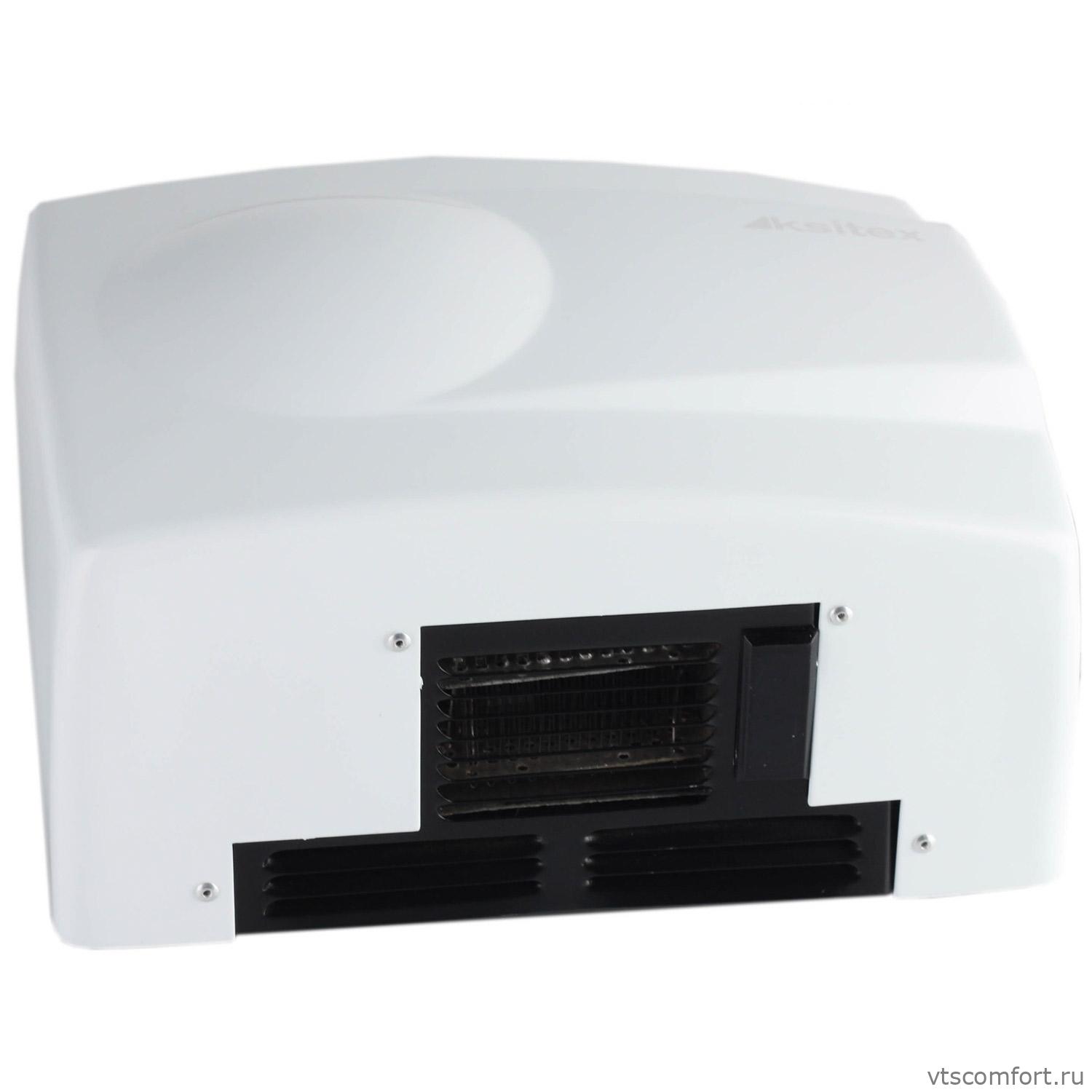 Фото Сушилка для рук Ksitex M-1400B белая металлическая Изображение Сушилка для рук Ksitex M-1400B белая металлическая