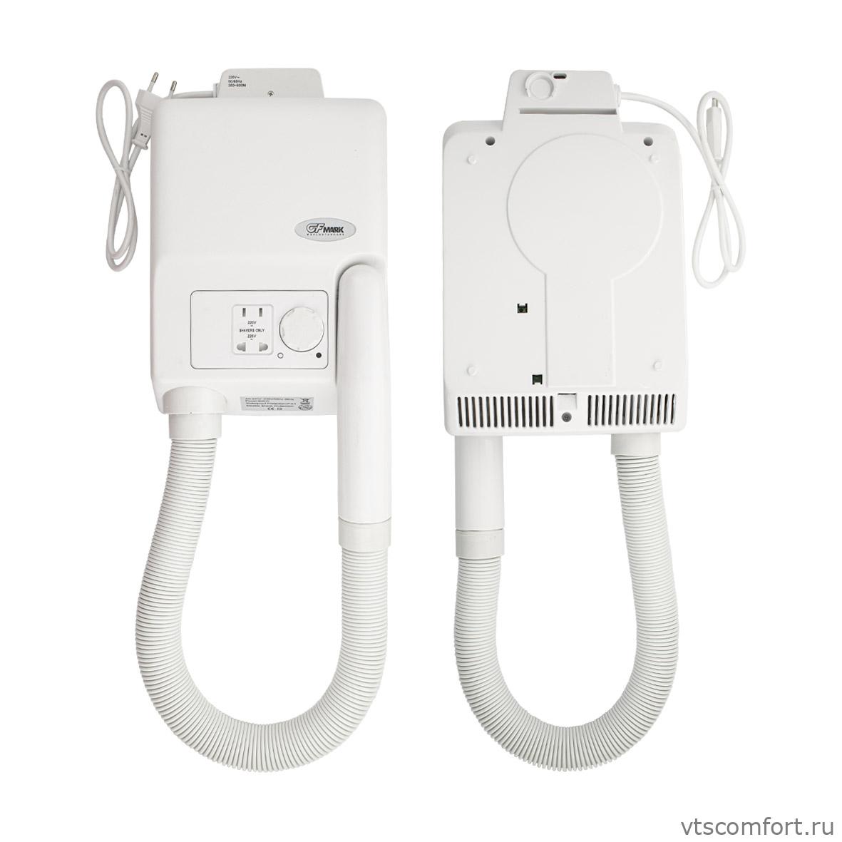 Фото Фен для волос настенный GFmark 6823 900Вт Изображение Фен для волос настенный GFmark 6823 900Вт