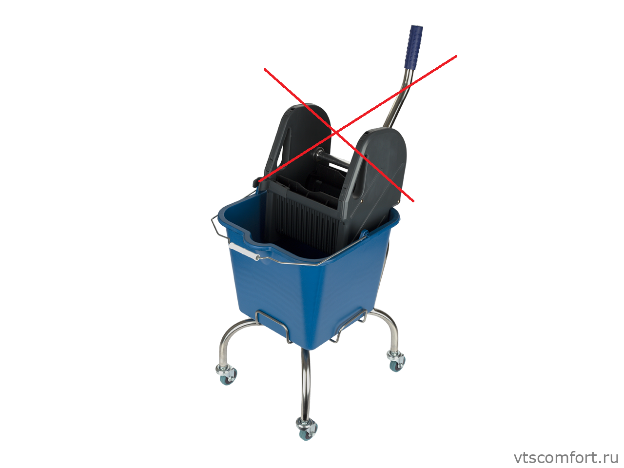 Фото Metal Clean Науми 3 Ведро на колесах без отжима Изображение Metal Clean Науми 3 Ведро на колесах без отжима
