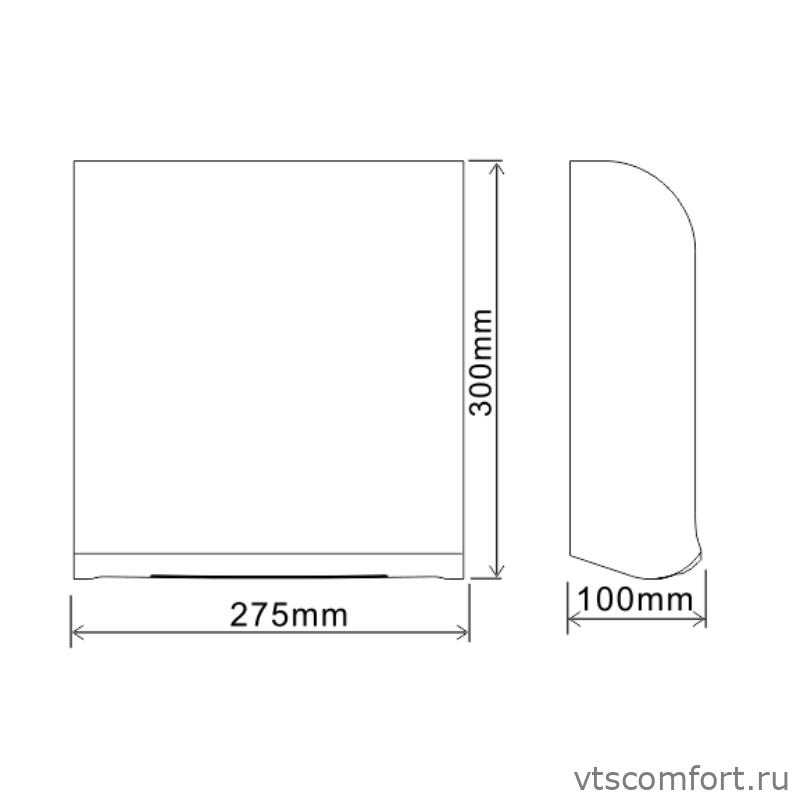 Фото Сушилка для рук скоростная Merida SLIMSTAR EIM105 матовая Изображение Сушилка для рук скоростная Merida SLIMSTAR EIM105 матовая
