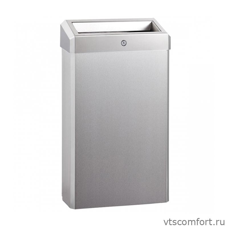 Фото Урна для мусора настенная/напольная Merida KSM106.R 27 литров матовая Изображение Урна для мусора настенная/напольная Merida KSM106.R 27 литров матовая