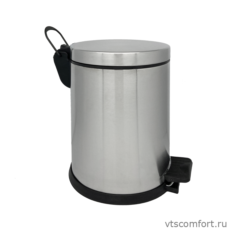 Фото Урна с педалью матовая Merida KIM473 5 литров Изображение Урна с педалью матовая Merida KIM473 5 литров