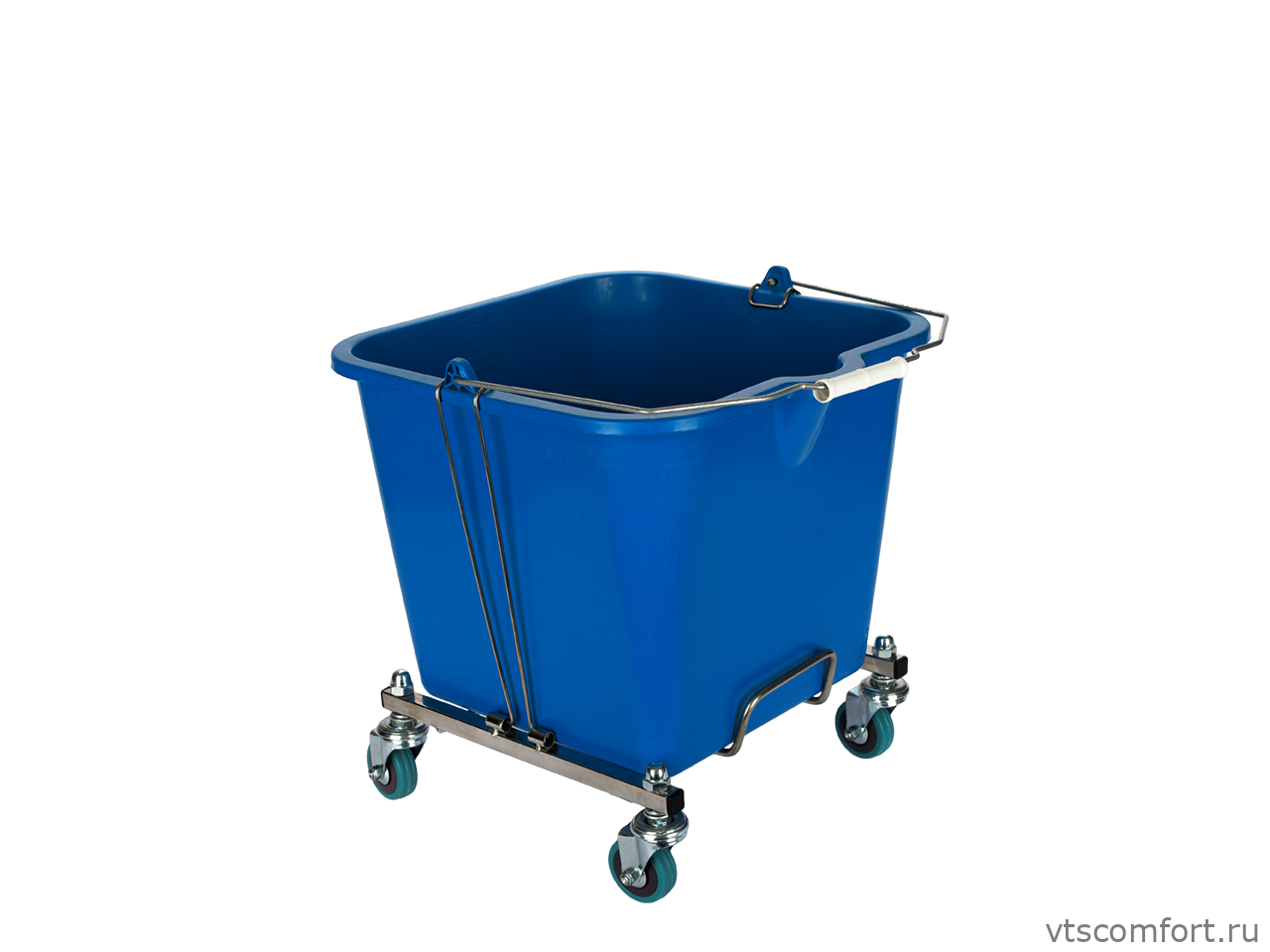 Фото Ведро на колесах без отжима Metal Clean Науми 2 Изображение Ведро на колесах без отжима Metal Clean Науми 2