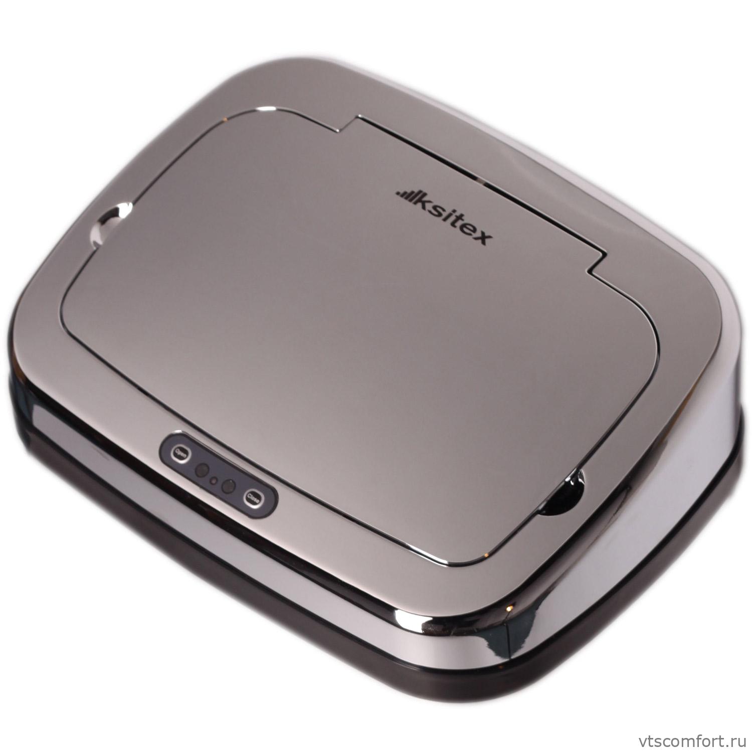 Фото Сенсорная урна Ksitex AGB-20S 20 литров глянцевый хром Изображение Сенсорная урна Ksitex AGB-20S 20 литров глянцевый хром