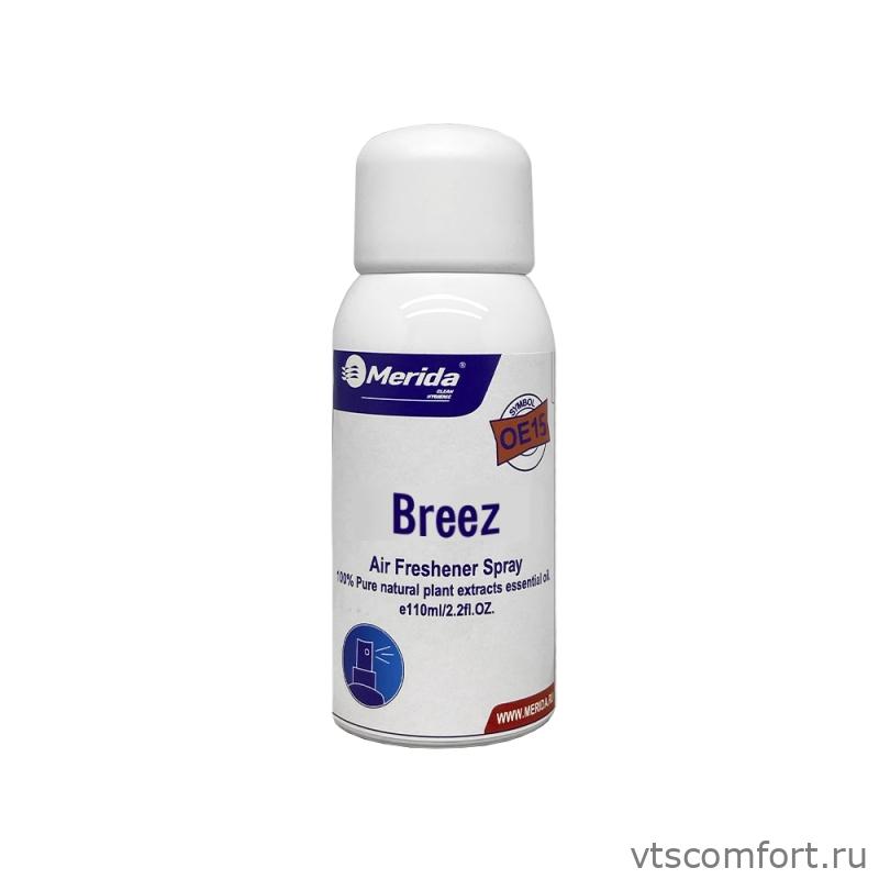Фото Сменный баллон освежителя воздуха Merida BREEZ OE15 110мл Изображение Сменный баллон освежителя воздуха Merida BREEZ OE15 110мл
