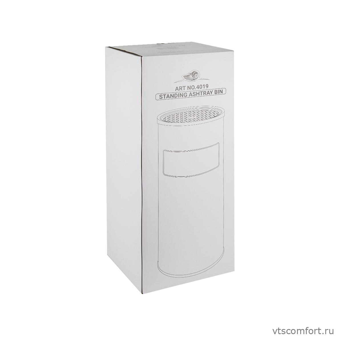 Фото САНАКС 4019 Урна черная из нержавейки с внутренним ведром Изображение САНАКС 4019 Урна черная из нержавейки с внутренним ведром