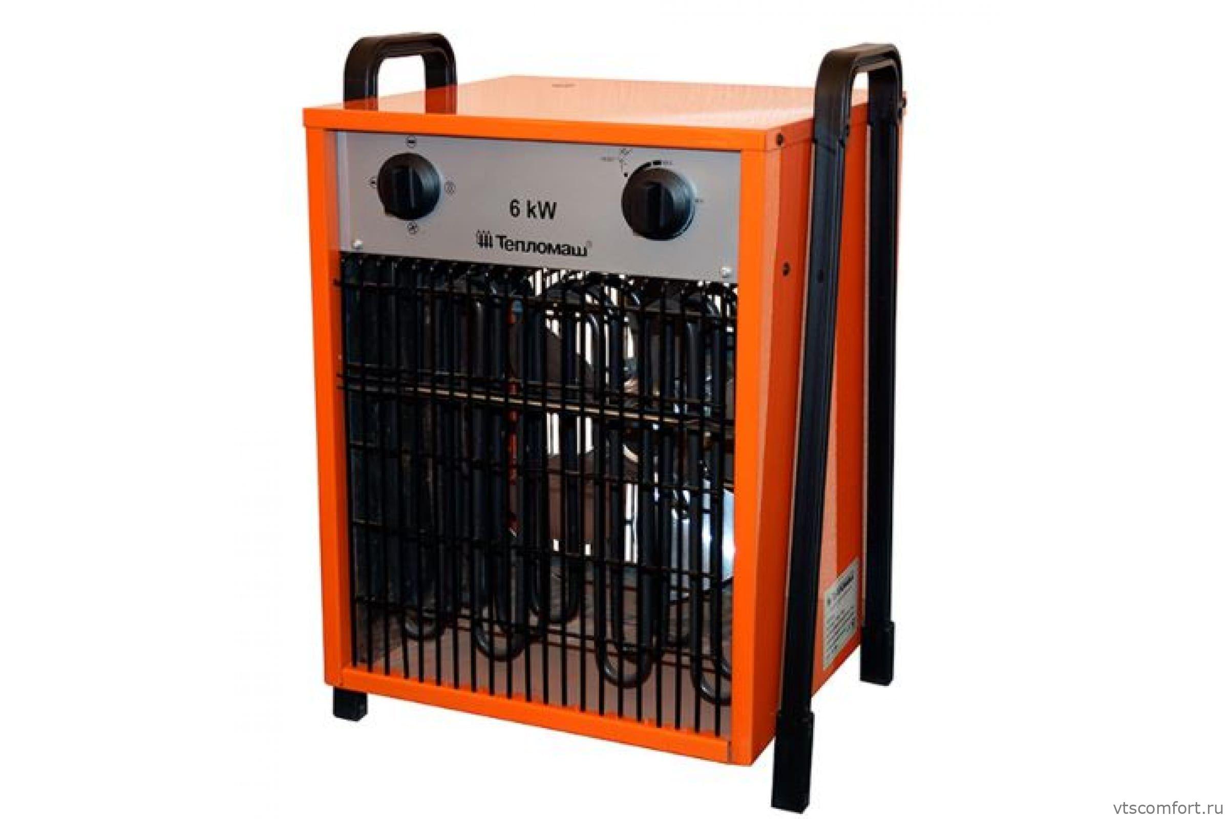 Фото Электрическая тепловая пушка Тепломаш КЭВ-6С41Е 0/3/6 кВт 220В Изображение Электрическая тепловая пушка Тепломаш КЭВ-6С41Е 0/3/6 кВт 220В