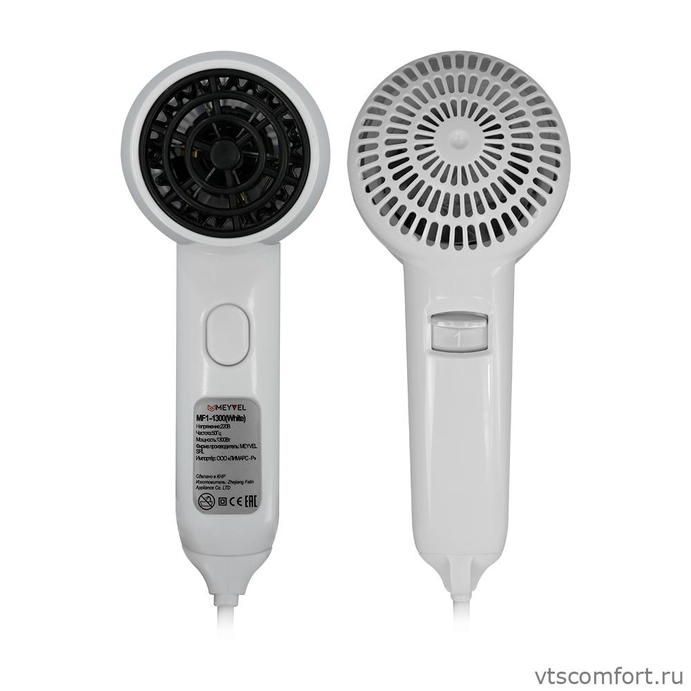 Фото Meyvel MF1-1300 фен для волос 1300Вт белый настенный Изображение Meyvel MF1-1300 фен для волос 1300Вт белый настенный